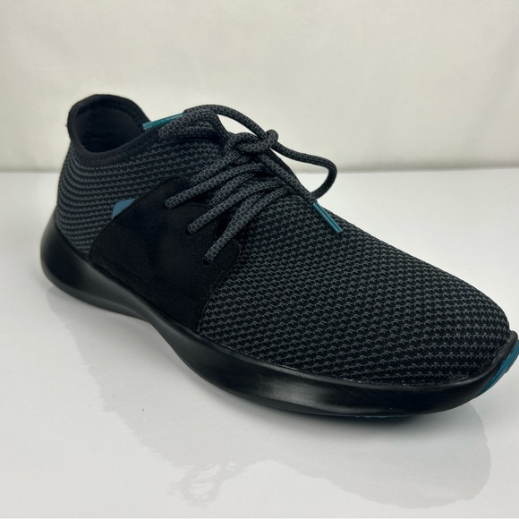 Vessi Shoes - VESSI Everyday Classic Laced Sneaker Black Knit & Suede Womens Sz 9 Like New